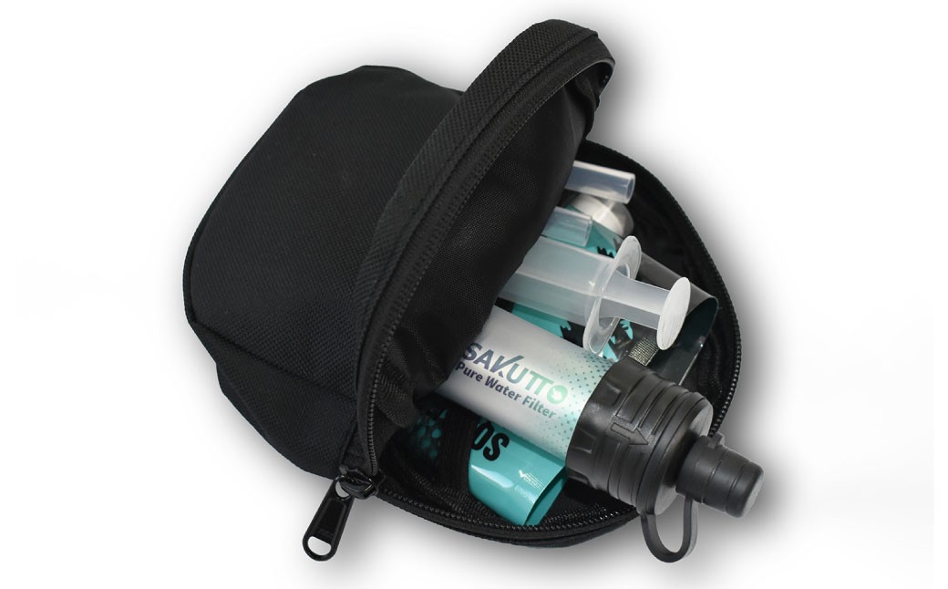 SAKUTTO 携帯浄水器 専用ポーチ （ブラック）