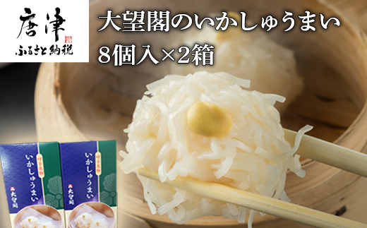 大望閣のいかしゅうまい 8個入×2箱 おかず ギフト 海鮮