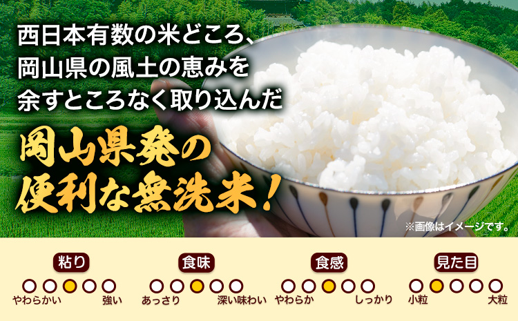 おかやま無洗米 2kg 米 12ヶ月定期便 《お申込み月の翌月から出荷開始》岡山県 笠岡市 無洗米---kasaoka_zsytei_388_2-12---