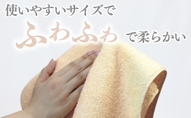 【ホテル基準】吸水性バツグン！ フェイスタオル 6枚 (シャーベットオレンジ)  泉州タオル 010B1696_イメージ3