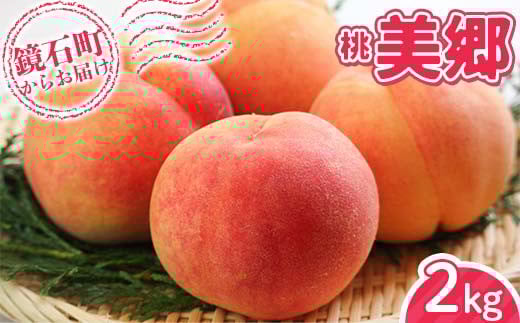 桃 美郷 2kg （7玉～10玉） もも フルーツ 果物 F6Q-294