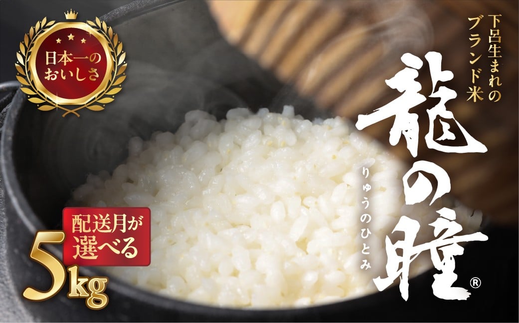 
            予約受付【2025年産米】5kg×1袋 飛騨産・龍の瞳(いのちの壱) 株式会社龍の瞳直送 米 5キロ 令和7年産 精米 ブランド米 りゅうのひとみ 龍の瞳 下呂市 下呂温泉 竜の瞳 下呂
          