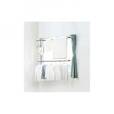 ふるさと納税 大河原町 木目調窓枠物干し　MW-W190N　ホワイト アイリスオーヤマ [53750204] |  | 02