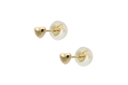 【L&Co.】K18 ハートピアス(95-8127)