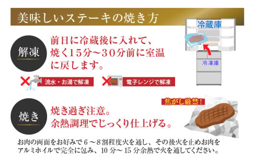 若狭牛 王道ステーキ詰合せ ＜ヒレステーキ＆サーロインステーキ＞各2枚 ／ 国産 牛肉 A4 A5 ブランド牛 サーロイン ヒレ 4枚 [aw009-g002]