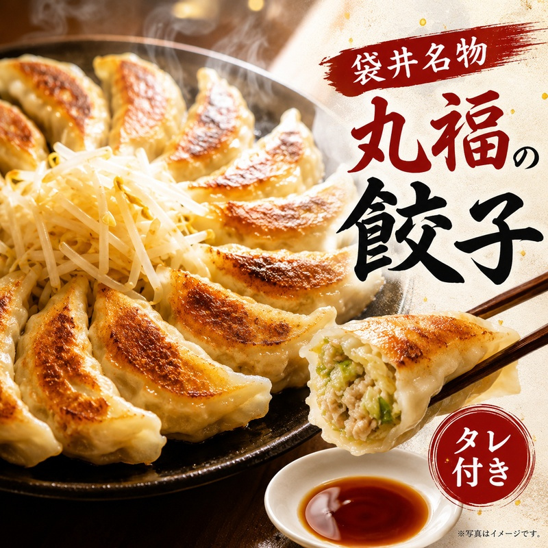 餃子 リピーター続出！ 遠州名物 丸福の餃子 タレ付き ぎょうざ ギョーザ ギョウザ 惣菜 おかず 中華 点心 加工食品 冷凍 静岡 