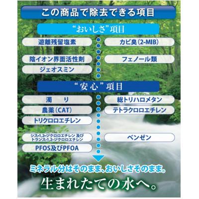 ふるさと納税 岡崎市 家庭用浄水器　「トレビーノ」交換用カートリッジ　スーパーシリーズ(12項目除去) STC.T2J |  | 01