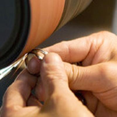 ふるさと納税 三条市 純チタン ネックレス 花玉(ハナダマ)平 大・赤 [leger(レジエ)]【052P006】 |  | 03