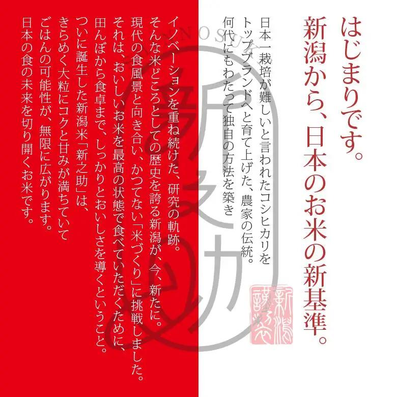 【令和7年産】お米マイスター厳選！魚沼産新之助 ４kg(２kg×２)　新潟県