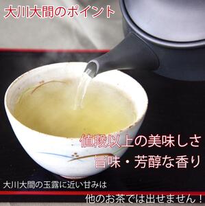 静岡市【静岡茶】 大川大間 100g2袋セット 本山茶