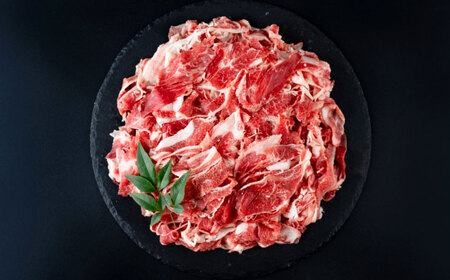 【全3回定期便】 赤牛 切り落とし 1kg（500g×2パック） /  牛肉 切り落とし 和牛 熊本県産 冷凍[AYBV008]