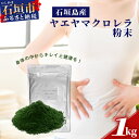 【ふるさと納税】石垣島産ヤエヤマクロレラ粉末（1kg）ヤエヤマクロレラ 健康 美容 石垣島産 AR-3