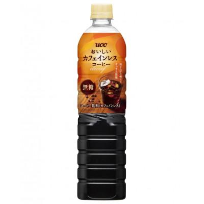 ふるさと納税 愛荘町 UCC　おいしいカフェインレスコーヒー　無糖　900ml×12本