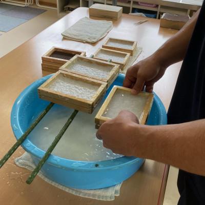 ふるさと納税 南部町 【障がい福祉事業のために】手すきはがき　白無地　30枚セット |  | 02