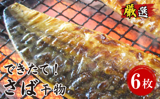 できたて干物!!さば6切れ【配送不可地域：離島】【1539826】