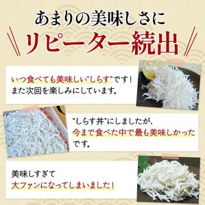  特選 釜揚げしらす（110ｇ×2）/  シラス しらす丼 国産 冷凍 プレミア和歌山認定  個包装 魚 お魚 さかな 食品 和歌山県 由良町【uoms010】