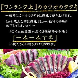 藁焼き　生カツオたたき一本ハーフセット（冷蔵) 675g～900g  4.5人～6人前