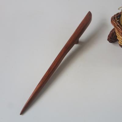 ふるさと納税 小牧市 木製かんざし リーフ型 ロングタイプ (ローズウッド) [195S29-04]