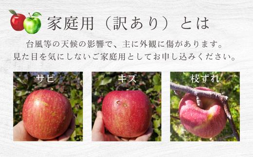 りんご表面に傷がありますが、皮を剥いていただければおいしく召し上がっていただけます。