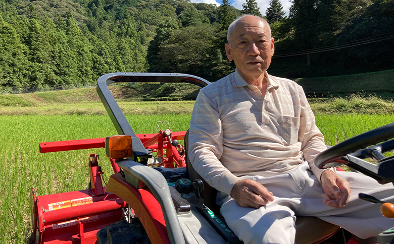 山間の清流を引き込んだ田んぼで作った「きぬむすめ玄米」5kg(令和6年)