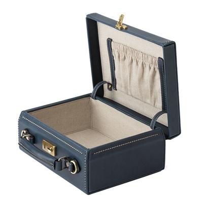 ふるさと納税 豊岡市 豊岡鞄　豆アタッシュケース　イタリアブッテーロ　ブルー |  | 02