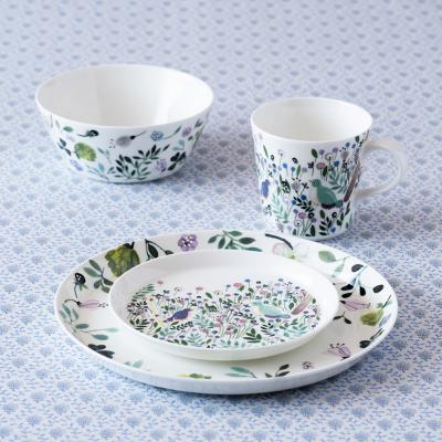 ふるさと納税 名古屋市 ナルミ アンナエミリア ボウル (クローバーガーデン) 14cm 3点セット |  | 01