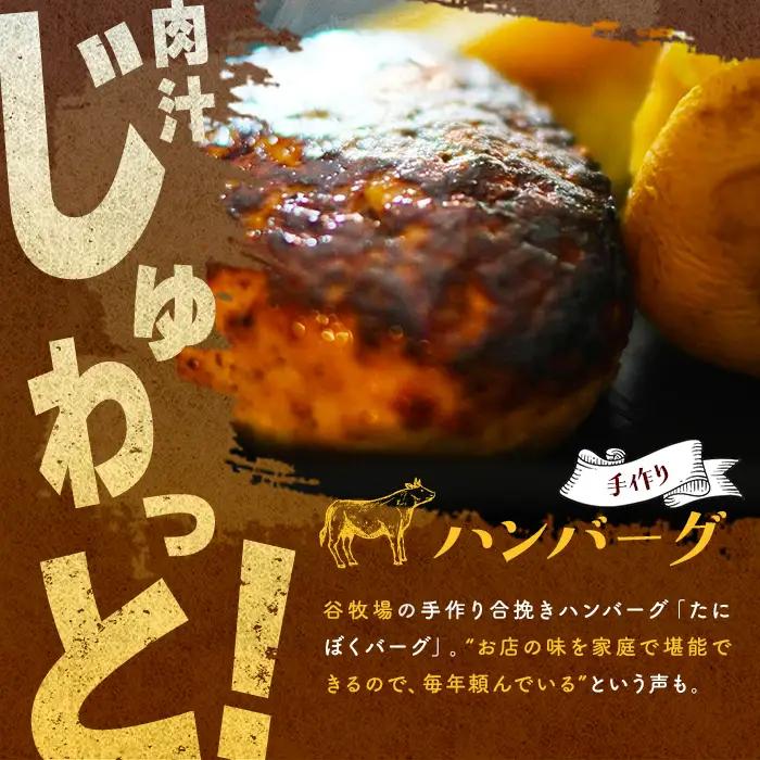 ハンバーグ 手作り たにぼくバーグ 10個 ハンバーグ