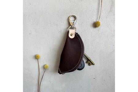 バナナキーケース（ヌメダークブラウン）