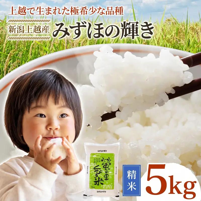 令和8年産 【12月配送】 新潟県上越市産 みずほの輝き 5kg 先行予約 新米 蛍の里