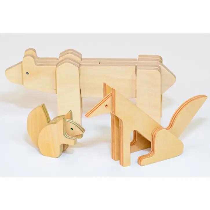 木製 animal セット 詰め合わせ 北海道 木製 玩具