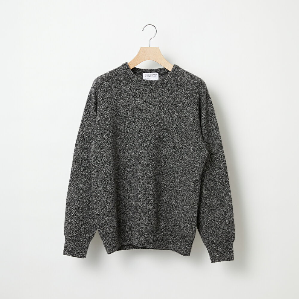 【ふるさと納税】≪先行予約≫【THISISASWEATER.】A4: A SWEATER IS COLOR. Black moku ブラック カシミヤセーター 服 洋服 ユニセックス メンズ レディース ブランド 数量限定 山形県 山辺町 yt-scxkm