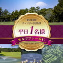 【ふるさと納税】葉山国際カンツリー倶楽部 平日 1名様 セルフプレー券 C ( 同伴者割引あり ) ゴルフプレー券 ゴルフ券 プレーチケット ゴルフ リゾートコース 利用券 湘南 葉山 関東 神奈川 葉山町【(株)葉山国際カンツリー倶楽部】[ASAR006]