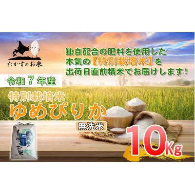 ふるさと納税 鷹栖町 令和7年産予約 たかすのお米 特別栽培米 ゆめぴりか 10kg(無洗米)