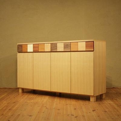 ふるさと納税 大川市 キャビネット　PICASSO-1501　150×40×85　WAプラス |  | 01