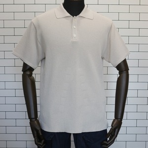 体にやさしいニットポロシャツ ベージュL 新潟県 五泉市 有限会社桜井メリヤス工場