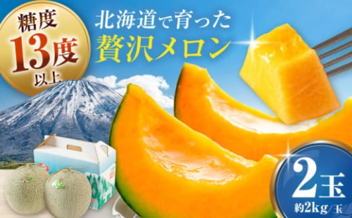 【先行予約】 ようていメロン 赤肉 2玉 (約2kg/玉) 《喜茂別町》【Aコープようてい】メロン めろん 赤肉 赤肉メロン 贈答 贈答用 贈答品 贈り物 先行予約 デザート フルーツ 果物 常温 常温配送 北海道 甘い ギフト プレゼント 産直 贅沢 ぜいたく ご褒美 特別 季節限定 期間限定 [AJAK024] 16000 16000円
