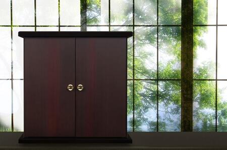 タツクラフト 紀州塗り ミニ仏壇 小 黒柿 木目