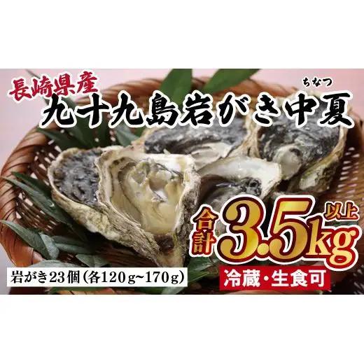 牡蠣 【 九十九島 】 牡蠣 3.5kg 産地直送 カキ A164
