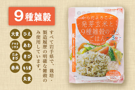からだよろこぶ発芽玄米のごはん食べ比べ3種セット 米 玄米 米 食べ比べ 米〈プロ農夢花巻〉【高島屋選定品】 【1727】