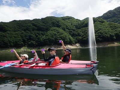 【218】群馬の草木湖でカヌー・カヤックツアー・子ども1名(小学生以下)（南のカヌー屋さん） ※必ず大人の方も一緒にご参加ください（大人は別料金）