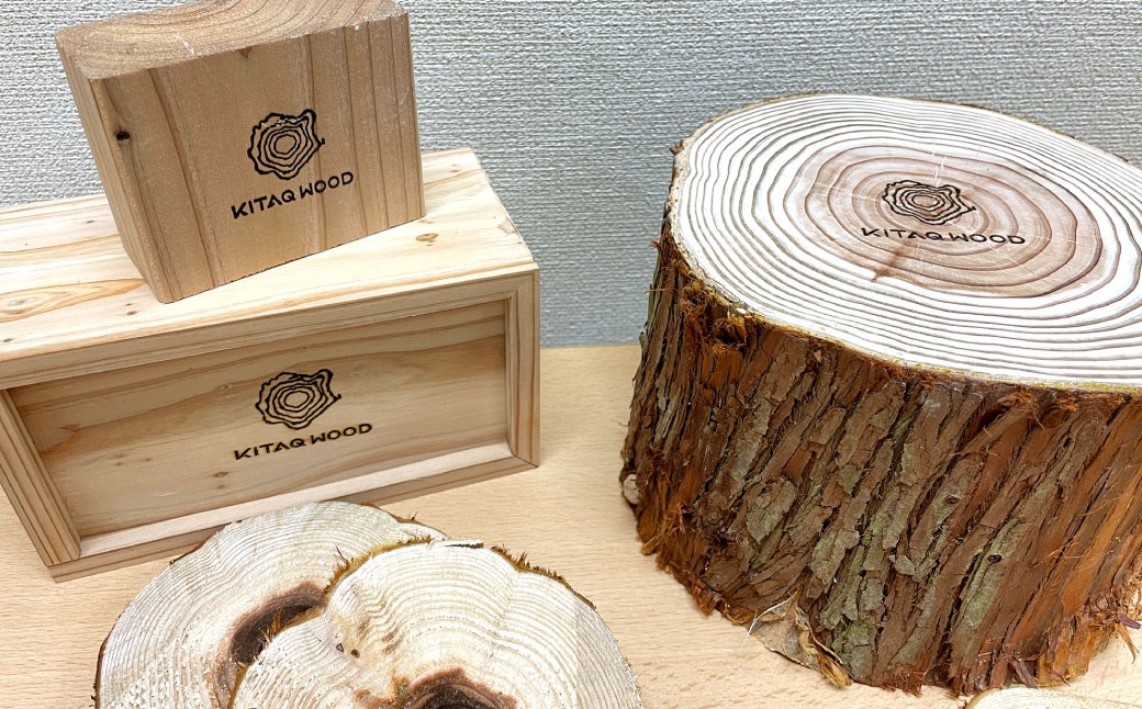 KiTAQ WOOD ディスプレイスタンド HINOKIまたはSAKURA