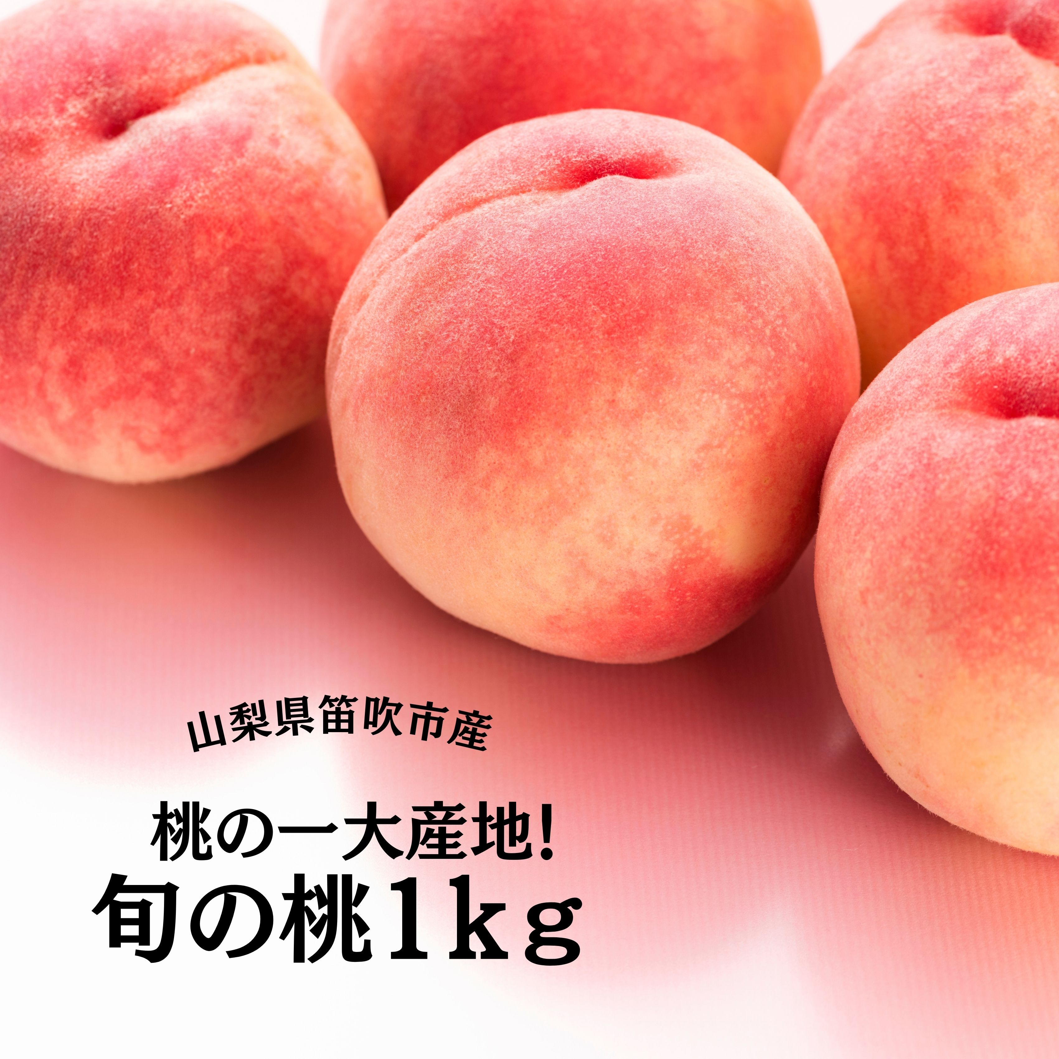 【ふるさと納税】＜2025年発送先行予約＞桃の一大産地！笛吹市産旬の桃約1kg ★レビューキャンペーン中（4月〜6月）ふるさと納税 笛吹市 国産 人気 期間限定 旬 果物 フルーツ 山梨県 送料無料 167-164
