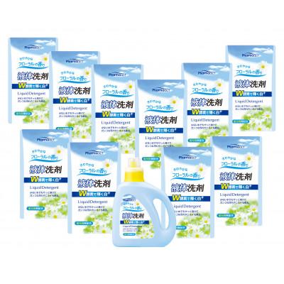 ふるさと納税 瀬戸市 液体洗剤セット 600ml×1本、500ml×10袋