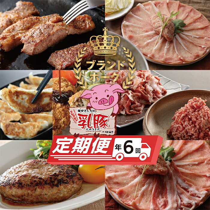 【ふるさと納税】 レビューキャンペーン 乳豚バラエティ定期便(隔月・年6回) 豚肉工房うめちく 豚 ブランド肉 セット ギフト 国産 送料無料 《福智町チャンス》