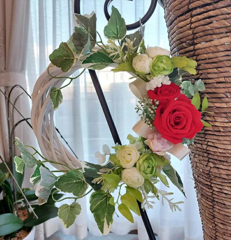 アーティフィシャルリース体験レッスン 【 フラワーアレンジメント 体験 チケット 神奈川県 小田原市フラワー アレンジメント 】