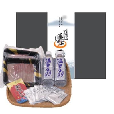 ふるさと納税 垂水市 垂水産かんぱち・海老だし・温泉水を使用した、活け〆かんぱちの垂しゃぶセット　約2-3人前 | 