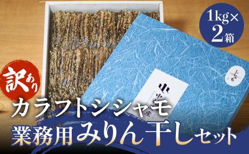 【訳あり】安心安全！お手軽調理！ カラフトししゃも 業務用みりん干しセット 【氷見みりん干し専門店】味醂干し 干物 おかず 魚 富山県 氷見市