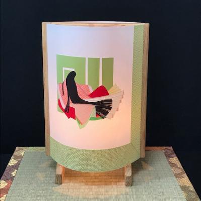 ふるさと納税 泉佐野市 あんどん　あかり　夢あかり　正絹着物生地で作ったおしゃれな行灯　源氏香 050F080 |  | 02