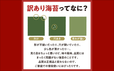 訳あり　有明海産 焼き海苔 2切10枚×10袋（100枚分）【福岡有明のり】|焼き海苔 有明海苔 SWE