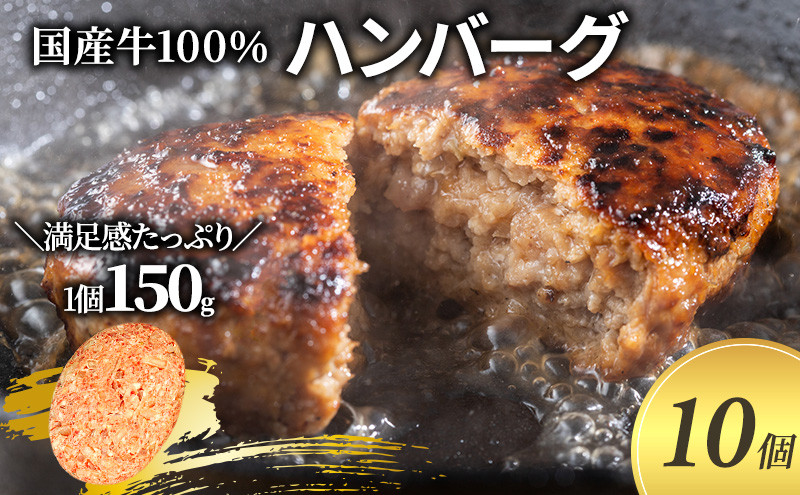 
国産牛100％！【牛壱】国産ハンバーグ 10個
